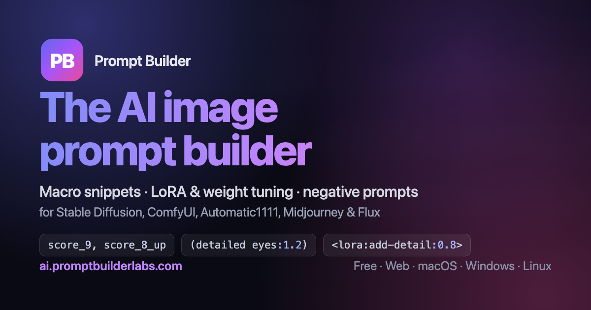 Prompt Programmes Comparte y remezcla prompts y workflows de IA — Prompt Builder